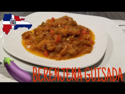 BERENJENA GUISADA DOMINICANA/Berenjenas guisadas receta /paso a paso BERENJENA