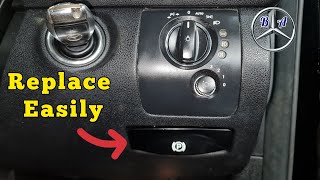 Replace Mercedes Benz Parking Brake Release Handle in 3 minutes...