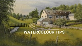 Why Blue and yellow DON'T Make Green - Pencil & Wash Watercolour Painting Tips