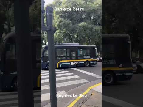Hoy paseamos por el Barrio de Retiro entre las calles Juncal y la Plaza San Martin.