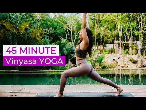 45 Min Vinyasa YOGA Flow |  Fluid & Flowy Full-Body Stretch & Strength | Intermediate