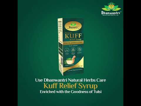 Kuff dhanwantri cough relief syrup, 100 ml