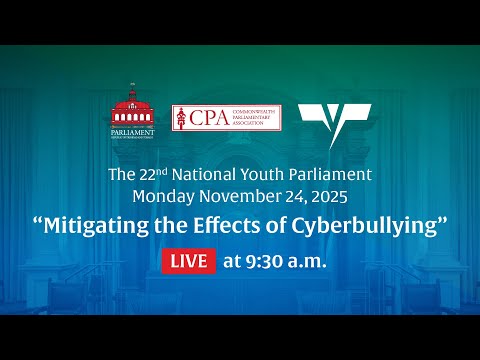 22nd National Youth Parliamentary Debate - Monday 24 November, 2025