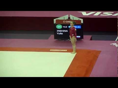 Test Event 2012 Qual - Yulia Inshina (FX)