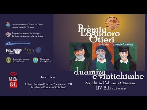 Premio Logudoro Ozieri 54esima Edizione Cerimonia di premiazione