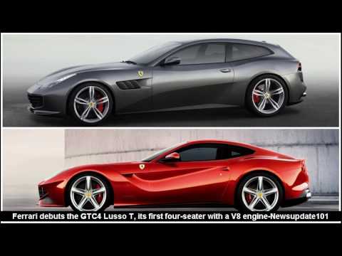 Ferrari debuts the GTC4 Lusso T, its first four seater with a V8 engine