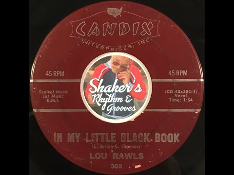 Lou Rawls "In My Little Black Book" from 1960 on CANDIX #305