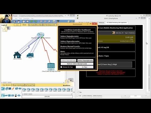 5.1.1.9 Packet Tracer - Diabetic Patient Healthcare IoT Solution