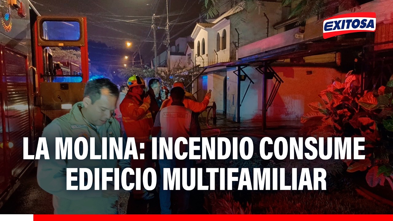 🔴🔵 Incendio consume edificio multifamiliar y un corto circuito sería la causa del siniestro
