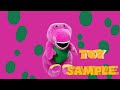 Fisher Price Barney Speak N Sing Jumbo Barney Toy Sample SUBSCRIBE