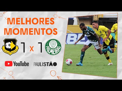 Gols e lances de São Bernardo x Palmeiras