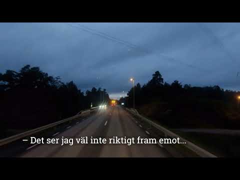 Jörgen om att köra på kvällen i säsongspremiären av Svenska Truckers säsong 5