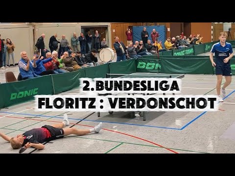 ☝️ABSOLUTES TOP MATCH aus der 2.ten Tischtennis Bundesliga‼️ W.Verdonschot(2428) : P.Floritz(2446)