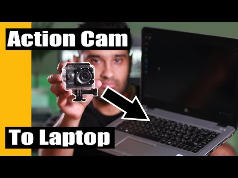 How to connect action camera to laptop