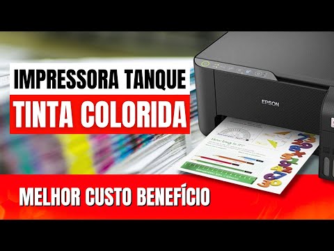 Melhor IMPRESSORA Tanque de Tinta Colorido ATUALMENTE! Impressora Epson Multifuncional EcoTank L3250