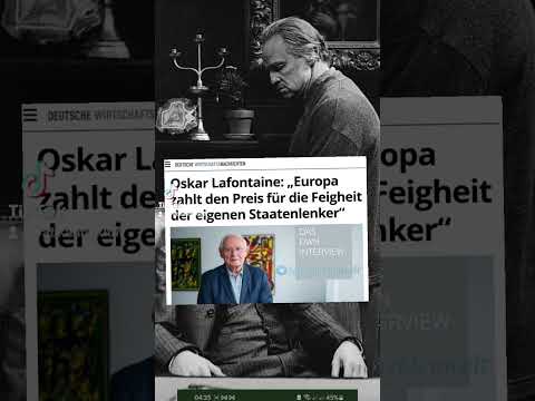 Oskar Lafontaine « L’Europe paie le prix de la lâcheté de ses propres