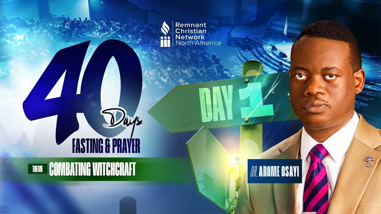 40 DAYS FASTING & PRAYER 2026 || DAY 1|| DR. AROME OSAYI || RCN MINNESOTA ||12TH JANUARY 2026
