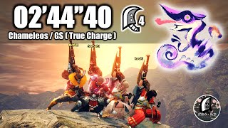 【MHRise】古の幻影/オオナズチ 02'44'40 真溜め大剣4pt / Chameleos Great Sword (TCS) ×4