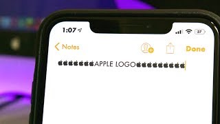 How To Type The  APPLE LOGO On iPhone & iPad
