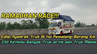 Download lagu RAMADHAN RACE!!! Edisi  Nyodrek Truk Di Tol Pemalang - Batang Ketemu Banyak Artis Dan Truk Mbois mp3