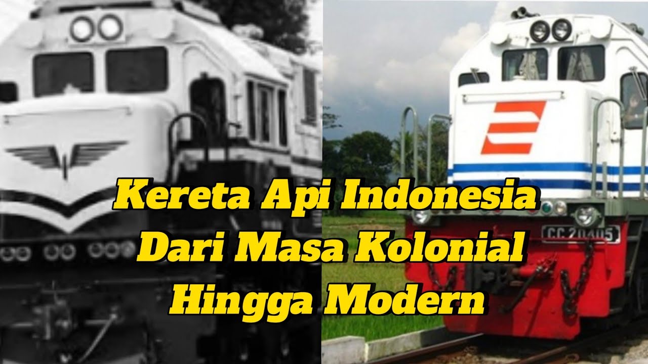 Sejarah Kereta Api Indonesia 🇮🇩 Dari Masa Kolonial Hingga Modern #kai #keretaapi 