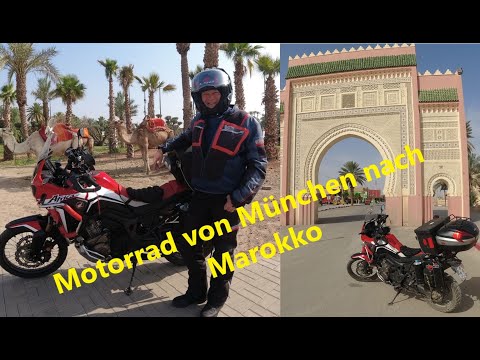 Motorrad von München nach Marokko