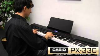 Video thumbnail for Casio PX-330 Digital Piano Review by jimlaabsmusic