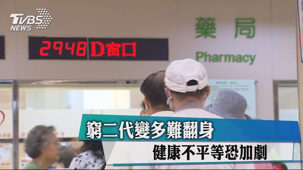 窮二代變多難翻身　健康不平等恐加劇
