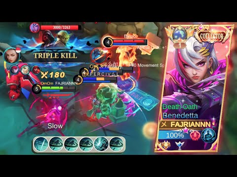 TOP GLOBAL BENEDETTA | BENEDETTA HIGH DAMAGE | BENEDETTA GAMEPLAY MOBILE LEGENDS