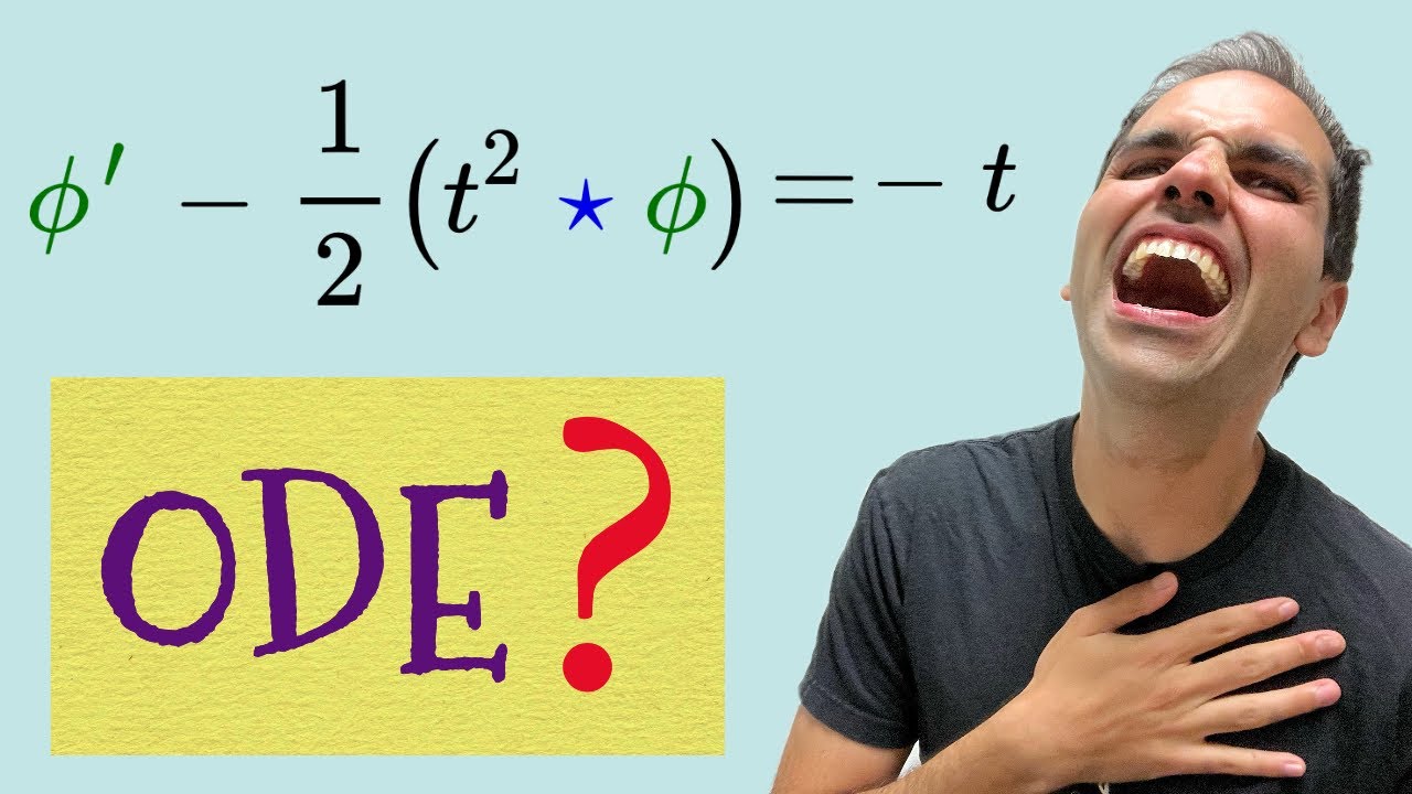 an integro differential equation?