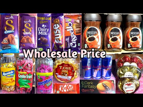 wholesale branded chocolate market in Kolkata || কলকাতায় পাইকারি ব্র্যান্ডের চকোলেটের বাজার ||