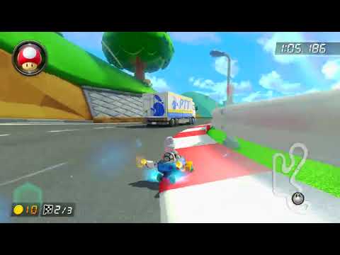 DS Shroom Ridge [150cc] - 1:44.917 - Panda (Mario Kart 8 Deluxe World Record)