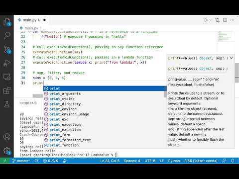 Introduction To Programming With Python Lambda Functions And Map Filter Reduce