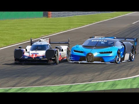 Porsche 919 EVO vs Bugatti Vision Gran Turismo - Monza