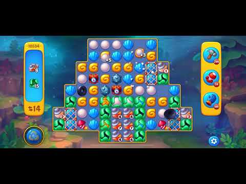 Fishdom level 10534 no boosters フィッシュダム ノーマル