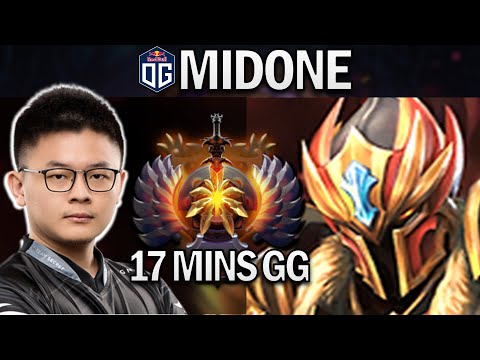OG.MIDONE DRAGON KNIGHT WITH 17 MINS GG - DOTA 2 7.26 GAMEPLAY