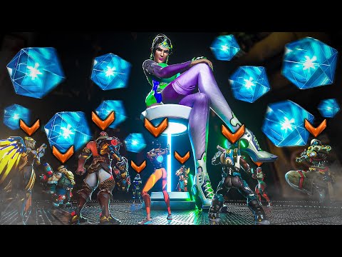 1 BUFFED Top 500 SYMMETRA vs *10* Bronze Players - Who wins?! (Overwatch 2)