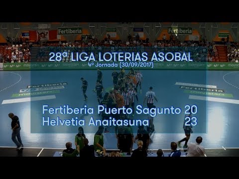 LIGA LOTERIAS ASOBAL J04 Fertiberia Puerto S. - Helvetia Anaitasuna 20 - 23