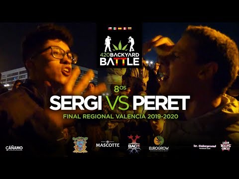 SERGI vs PERET. 8os. Final Regional Valencia 2020. 420 Backyard Battle