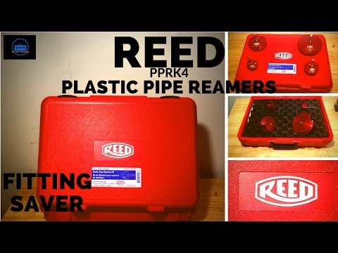 Reed PPK4 Plastic Pipe Fitting Reamers