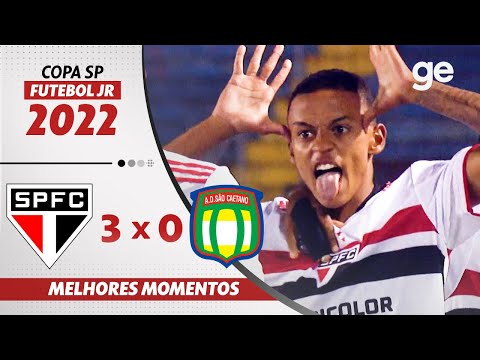 Gols e lances de São Paulo x São Caetano