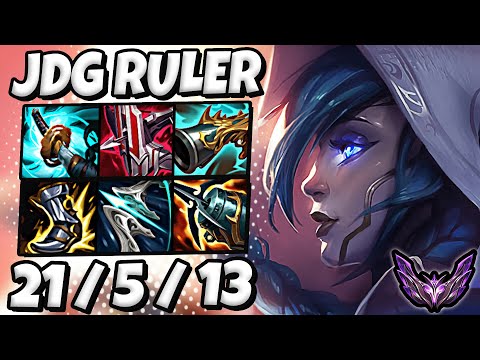 Xayah vs Jhin ADC [ JDG Ruler ] Lol Korea Master Patch 13.10 ✅