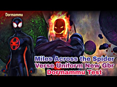 Miles Across the Spider Verse Uniform New Gbr Dormammu Test - Marvel Future Fight