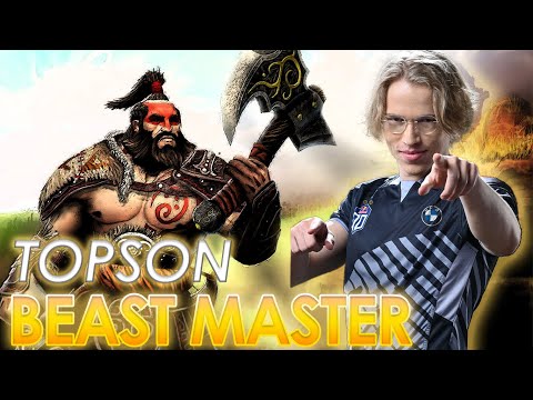 UNLIKELY MID HERO BY TOPSON! TOPSON BEASTMASTER MID 17-2-11 FULL GAMEPLAY. Dota 2 Pro Gameplay