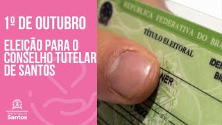 #CIDADANIA Dia 1º de outubro tem eleição para o Conselho Tutelar de Santos.
