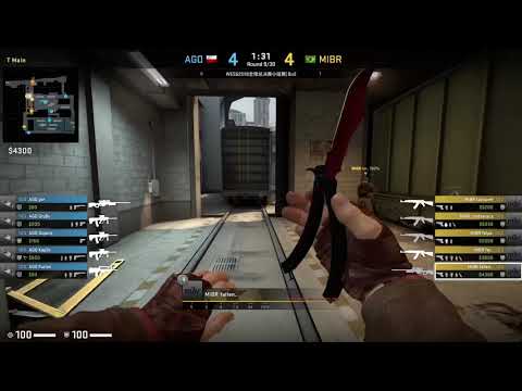 CS:GO POV mibr FALLEN (25/13) vs AGO | de_train @WESG 2018 World Finals