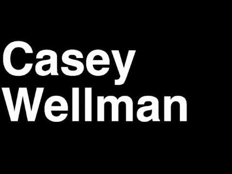 How to Pronounce Casey Wellman New York NY Rangers NHL Hockey Player Runforthecube