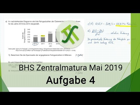 BHS Mathematik Zentralmatura Mai 2019 - Aufgabe 4