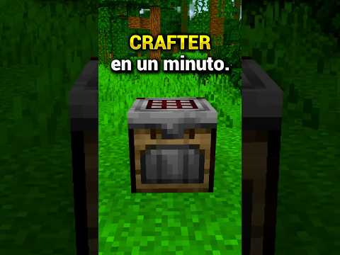 Cómo funciona el CRAFTER / FABRICADOR en Minecraft