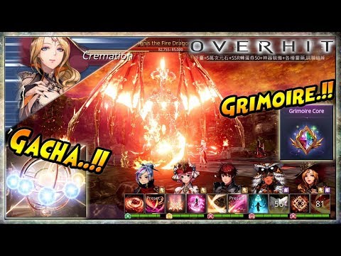 1800 CRYSTAL GACHA + OPEN SSR TIKET + VS IGNIS DRAGON & GRIMOIRE - OVERHIT
